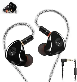 Wired Earbuds Headphones Earphones Headset Dual Driver in Ear with MMCX Detachable Cable, Sweatproof, Noise Cancellation Earphon
Wired Earbuds Headphones Earphones Headset Dual Driver in Ear with MMCX Detachable Cable, Sweatproof, Noise Cancellation Earphon