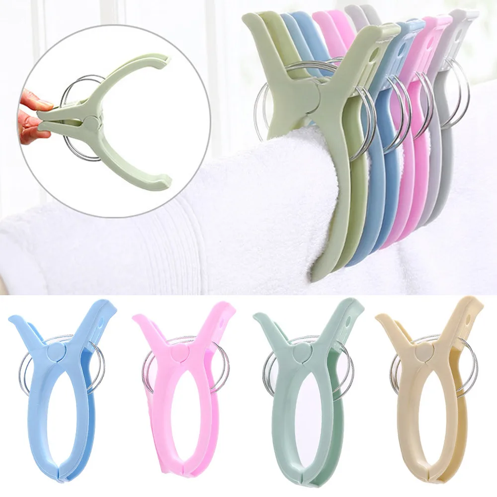 Powerful Large Clothespin Windproof Laundry Clips ABS Quilt Clothes Pegs Drying Racks Retaining Clip Beach Towel Clamp
Powerful Large Clothespin Windproof Laundry Clips ABS Quilt Clothes Pegs Drying Racks Retaining Clip Beach Towel Clamp