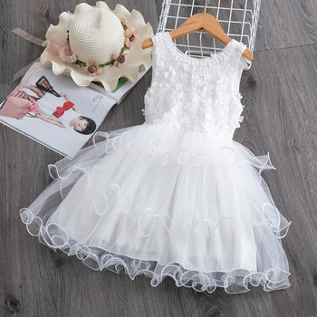 Summer Toddler Girls Lace Cake Dress Kids Sleeveless Floral Mesh Wedding Dresses Children Clothing For Baby Girls 3 to 8 Years
Summer Toddler Girls Lace Cake Dress Kids Sleeveless Floral Mesh Wedding Dresses Children Clothing For Baby Girls 3 to 8 Years