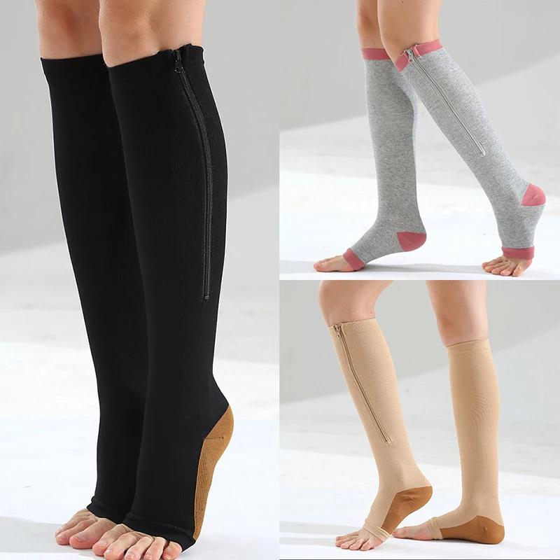 Stockings Pressure Compression Medical ZipperStretch Socks Legs Support Neutral Open Toe And knee Adjustable Unisex
Stockings Pressure Compression Medical ZipperStretch Socks Legs Support Neutral Open Toe And knee Adjustable Unisex
