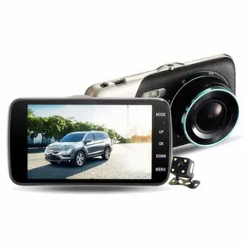 4 Inch Driving Recorder Dual Lens 1080P Hd Night Vision Car Driving Recorder Loop Recording Reversing Image 1 Set
4 Inch Driving Recorder Dual Lens 1080P Hd Night Vision Car Driving Recorder Loop Recording Reversing Image 1 Set