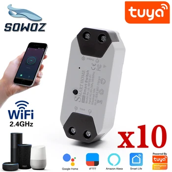 DIY tuya Wi-Fi Smart Light Switch Universal Breaker Timer Smart Life APP Wireless Remote Control Works with Alexa Google IFTTT
DIY tuya Wi-Fi Smart Light Switch Universal Breaker Timer Smart Life APP Wireless Remote Control Works with Alexa Google IFTTT