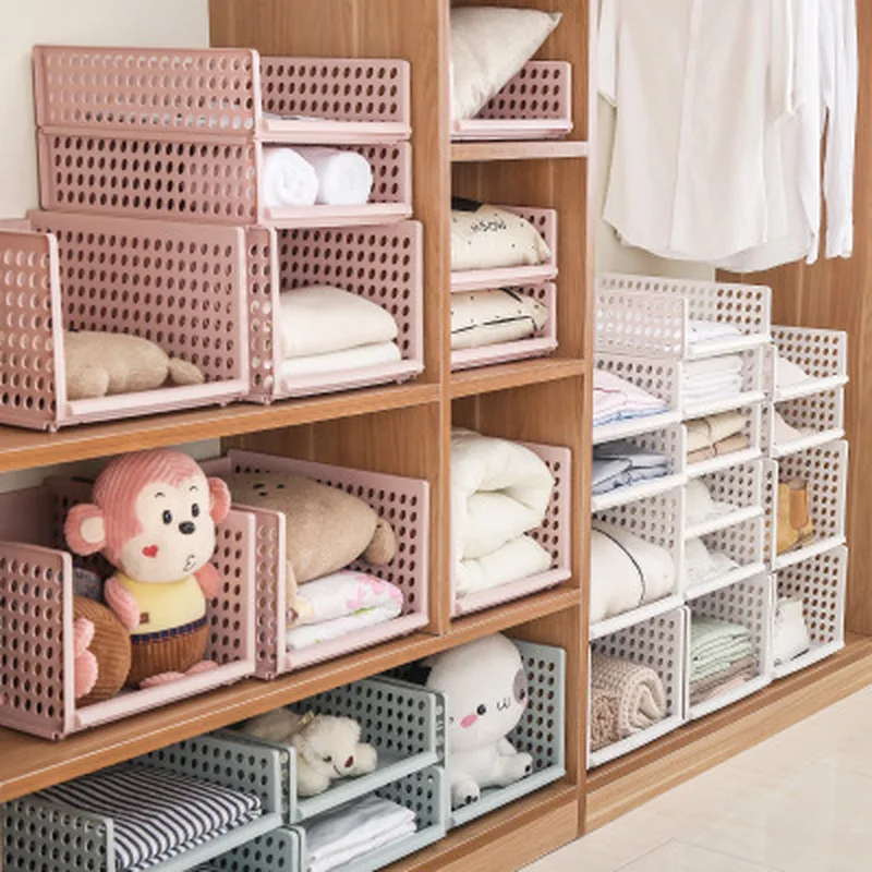 Foldable Plastic Storage Drawers Organizer for Clothes Closet Wardrobe Stackable Storage Box Desktop Sundries Shelf Organizer
Foldable Plastic Storage Drawers Organizer for Clothes Closet Wardrobe Stackable Storage Box Desktop Sundries Shelf Organizer