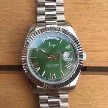 wholesale AAA quality watch Green dial Men 40mm automatic mechanical sweeping movement luxury brand Watches day-date
wholesale AAA quality watch Green dial Men 40mm automatic mechanical sweeping movement luxury brand Watches day-date