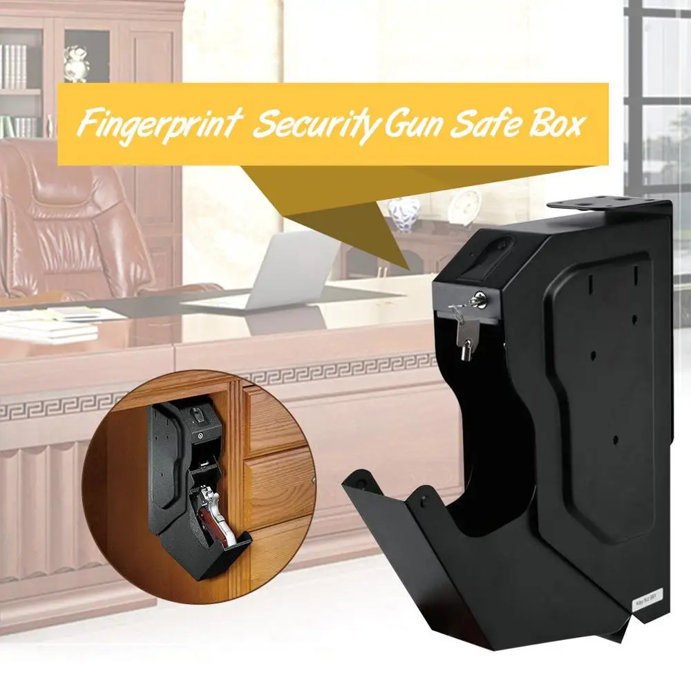 New Biometric Fingerprint Safe Box Cold-rolled Steel Security Gun Strongbox Portable Key Valuables Jewelry Storage Box 2020
New Biometric Fingerprint Safe Box Cold-rolled Steel Security Gun Strongbox Portable Key Valuables Jewelry Storage Box 2020