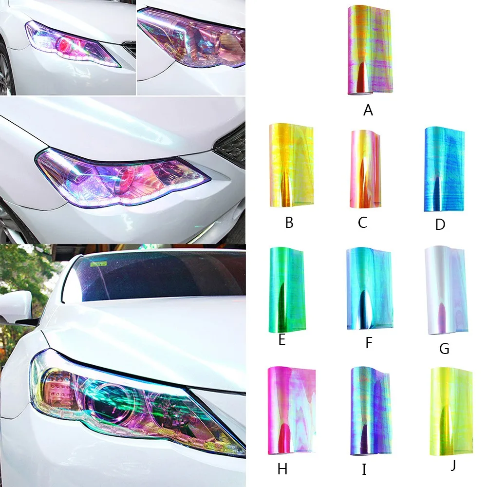 Car sticker Vinyl Discoloration Car Styling Chameleon Headlight Taillight Vinyl Tint Car Sticker Light Film Wrap W813
Car sticker Vinyl Discoloration Car Styling Chameleon Headlight Taillight Vinyl Tint Car Sticker Light Film Wrap W813