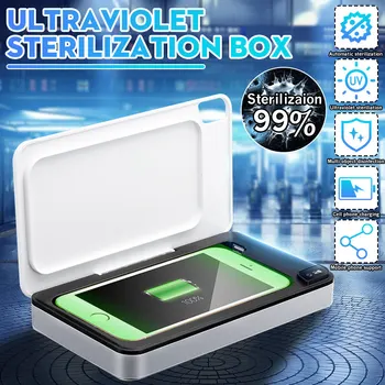 UV Sterilizer Sterilization Box Mask Jewelry Phone Toothbrush Tableware Watch Cleaner Personal Sanitizer Disinfector Case
UV Sterilizer Sterilization Box Mask Jewelry Phone Toothbrush Tableware Watch Cleaner Personal Sanitizer Disinfector Case