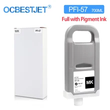 

OCBESTJET PFI-57 PFI57 Compatible Ink Cartridge For Canon Pro 520 540 540s 560s Full with Pigment Ink (12 Color Optional)