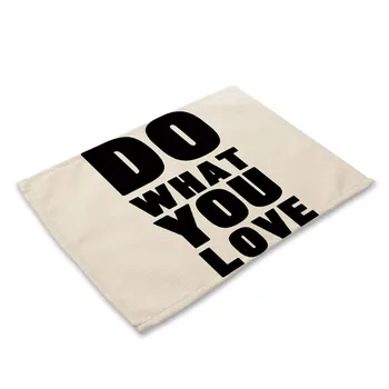 Alphabet Geometric Letter Pattern Placemat Cotton Linen Pads Dining Table Mats Drink Coasters Kitchen Accessories 42*32cm
Alphabet Geometric Letter Pattern Placemat Cotton Linen Pads Dining Table Mats Drink Coasters Kitchen Accessories 42*32cm