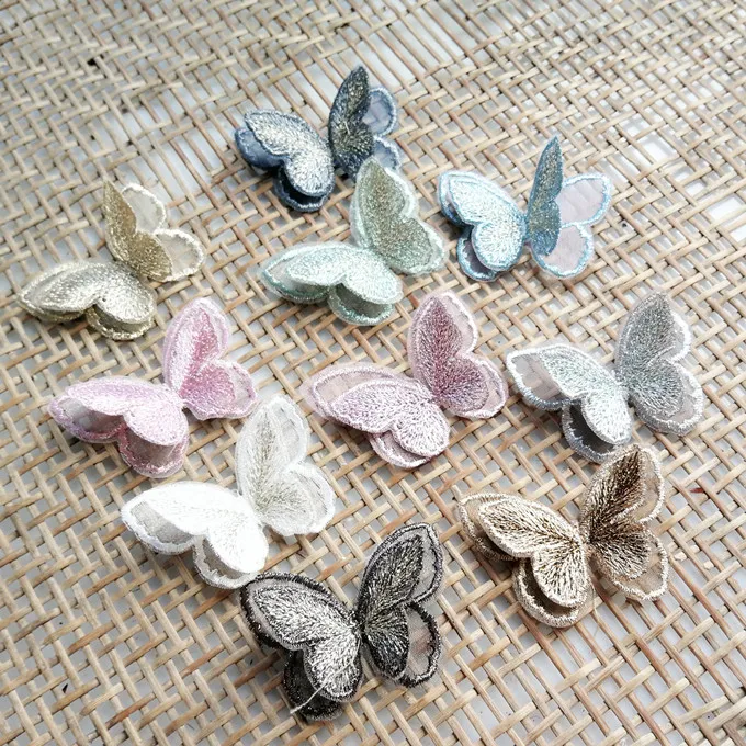 10pieces/Lot Double Layer Embroidery Butterfly Applique Lace Patch Hair Accessories RS2581 
10pieces/Lot Double Layer Embroidery Butterfly Applique Lace Patch Hair Accessories RS2581