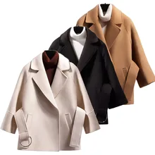 VICABO Women Wool Coat Turn Down Collar Woolen Coat Long Sleeve Loose Jackets with Belt Fashion Cardigan Windbreaker Femme
VICABO Women Wool Coat Turn Down Collar Woolen Coat Long Sleeve Loose Jackets with Belt Fashion Cardigan Windbreaker Femme