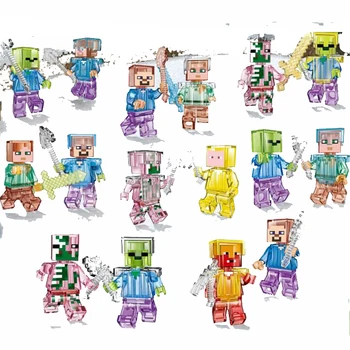 8Pcs/Set Crystal Zombies Anime Figure Toys Cartoon Enderman Blaze Guardian Witch Models Building Blocks for Kids
8Pcs/Set Crystal Zombies Anime Figure Toys Cartoon Enderman Blaze Guardian Witch Models Building Blocks for Kids