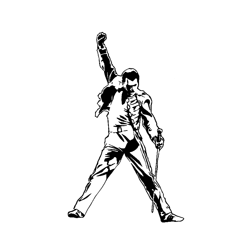 10.2CM*16.8CM Freddie Mercury Car Sticker Vinyl Decals Rock Classic Black/Silver C3-0756
10.2CM*16.8CM Freddie Mercury Car Sticker Vinyl Decals Rock Classic Black/Silver C3-0756