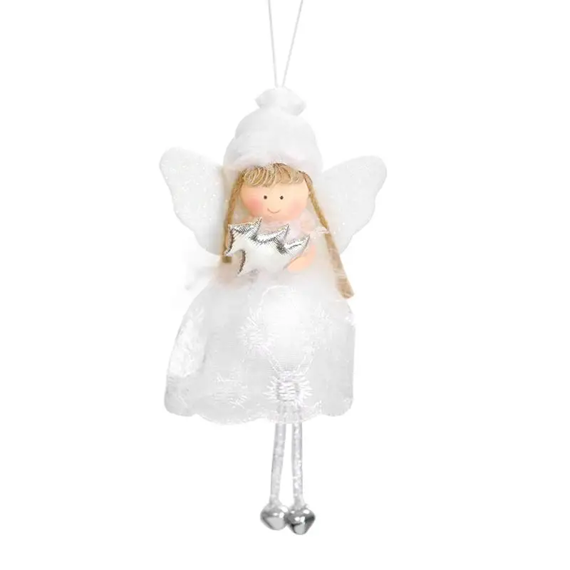 Lace Angel Doll Toy Christmas Pendant Ornaments Home Decoration Christmas Holiday Party Birthday White Christmas Tree Angel A3 
Lace Angel Doll Toy Christmas Pendant Ornaments Home Decoration Christmas Holiday Party Birthday White Christmas Tree Angel A3