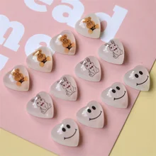 10PCS Fun Cartoon Transparent Smiley Bear Rabbit Peach Heart Patch Diy Acrylic Earrings Hair Accessories
10PCS Fun Cartoon Transparent Smiley Bear Rabbit Peach Heart Patch Diy Acrylic Earrings Hair Accessories