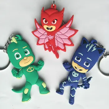 Pj Mask Juguete Anime Figure PVC Cartoon Figures Keychain Pendant Sports Toy Pj Masks Catboy Owlette Gekko Toys for Children
Pj Mask Juguete Anime Figure PVC Cartoon Figures Keychain Pendant Sports Toy Pj Masks Catboy Owlette Gekko Toys for Children