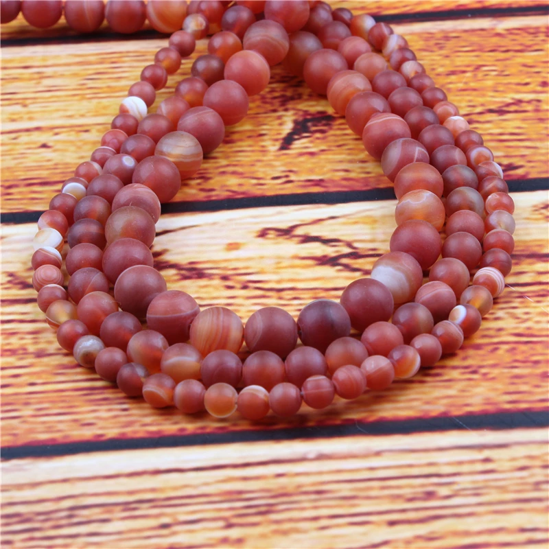 Frosted Red Stripes Natural Stone Bead Round Loose Spaced Beads 15 Inch Strand 4/6/8/10/12mm For Jewelry Making DIY Bracelet
Frosted Red Stripes Natural Stone Bead Round Loose Spaced Beads 15 Inch Strand 4/6/8/10/12mm For Jewelry Making DIY Bracelet