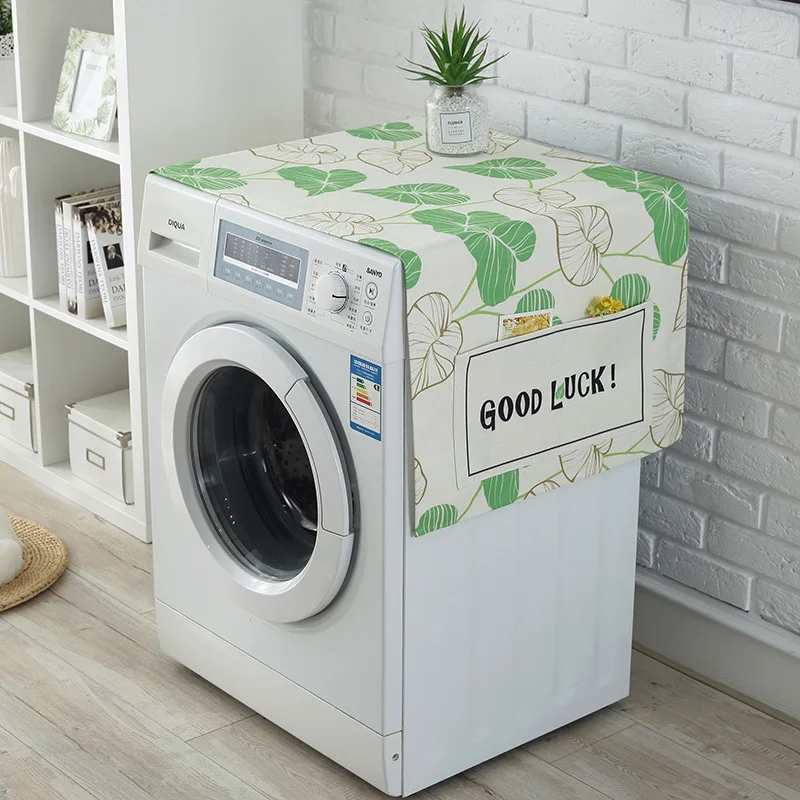 Green Plant Automatic Roller Washing Machine Cover Single Two-door Dust Cover for Refrigerator Universal Towel Cover Waterproof
Green Plant Automatic Roller Washing Machine Cover Single Two-door Dust Cover for Refrigerator Universal Towel Cover Waterproof
