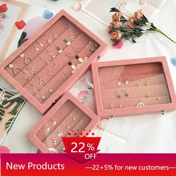 Dust-Proof Earring Storage Boxes Desktop Jewelry Organizer Case Drawer Necklace Tray Durable Glass Cover Storage Organizer
Dust-Proof Earring Storage Boxes Desktop Jewelry Organizer Case Drawer Necklace Tray Durable Glass Cover Storage Organizer
