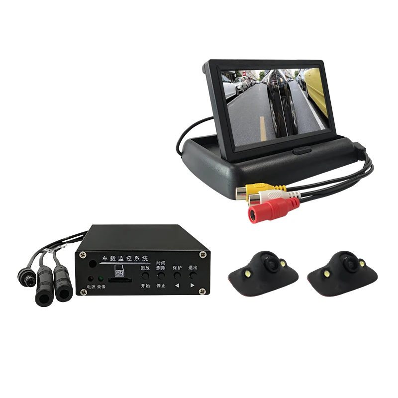 SZSUNTEX DC12V-24V super mini 2 channel mobile DVR truck Vision video best solution reversing aid system with cameras monitor
SZSUNTEX DC12V-24V super mini 2 channel mobile DVR truck Vision video best solution reversing aid system with cameras monitor