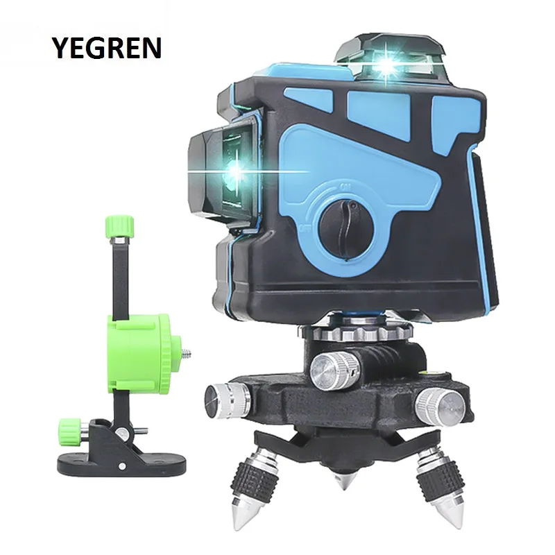 12 Lines Laser Level Green Blue Light Laser Level Self-Leveling Horizontal Vertical Cross Line Measuring Tool Rotatable 3D Level
12 Lines Laser Level Green Blue Light Laser Level Self-Leveling Horizontal Vertical Cross Line Measuring Tool Rotatable 3D Level