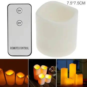 7.5 x 7.5CM Flameless LED Candle Light with Remote Home Tea Light for Weddings Christmas Festival Celebration Parties Gifts
7.5 x 7.5CM Flameless LED Candle Light with Remote Home Tea Light for Weddings Christmas Festival Celebration Parties Gifts