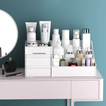 Desktop Cosmetic Storage Box Drawer Makeup Organizer Dressing Table Skin Care Holder Home Container Mobile Phone Sundries Box
Desktop Cosmetic Storage Box Drawer Makeup Organizer Dressing Table Skin Care Holder Home Container Mobile Phone Sundries Box