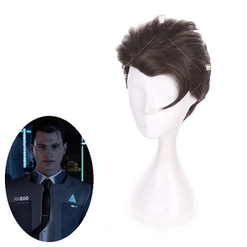 Detroit: Become Human Connor Cosplay Wig Role Play Hair Slicked-back Synthetic Short Hair Costume Cosplay Wigs + Wig Cap
Detroit: Become Human Connor Cosplay Wig Role Play Hair Slicked-back Synthetic Short Hair Costume Cosplay Wigs + Wig Cap