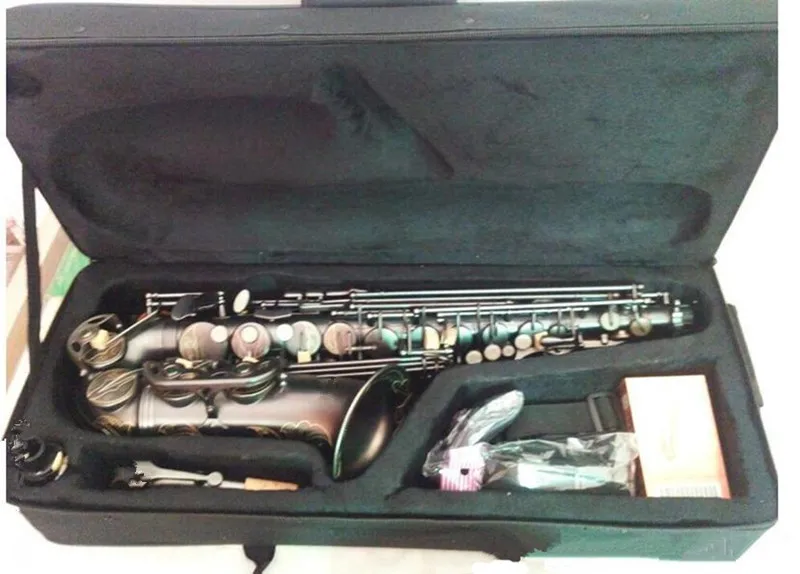 Free Shipping Alto Saxophone Eb flat Matte Black Nickel Plated Professional Musical Instruments Saxophone For Students
Free Shipping Alto Saxophone Eb flat Matte Black Nickel Plated Professional Musical Instruments Saxophone For Students