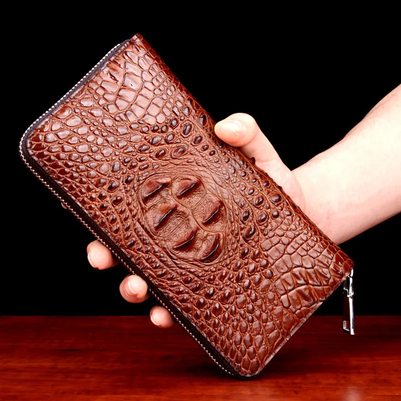 2020 Crocodile Wallet Male Genuine Leather Business Affairs Hand Package Long Fund Zipper Youth Will Capacity Man free shipping
2020 Crocodile Wallet Male Genuine Leather Business Affairs Hand Package Long Fund Zipper Youth Will Capacity Man free shipping