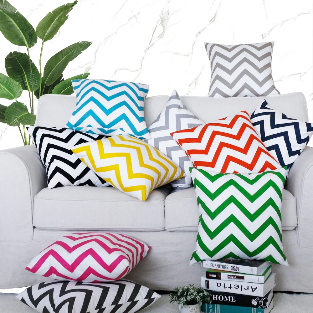 Full Cotton Canvas Pillow Case Cover with Hidden Zipper Wave Pattern Cushion Cover Multicolor Available for Sofa Bed Home Decor
Full Cotton Canvas Pillow Case Cover with Hidden Zipper Wave Pattern Cushion Cover Multicolor Available for Sofa Bed Home Decor