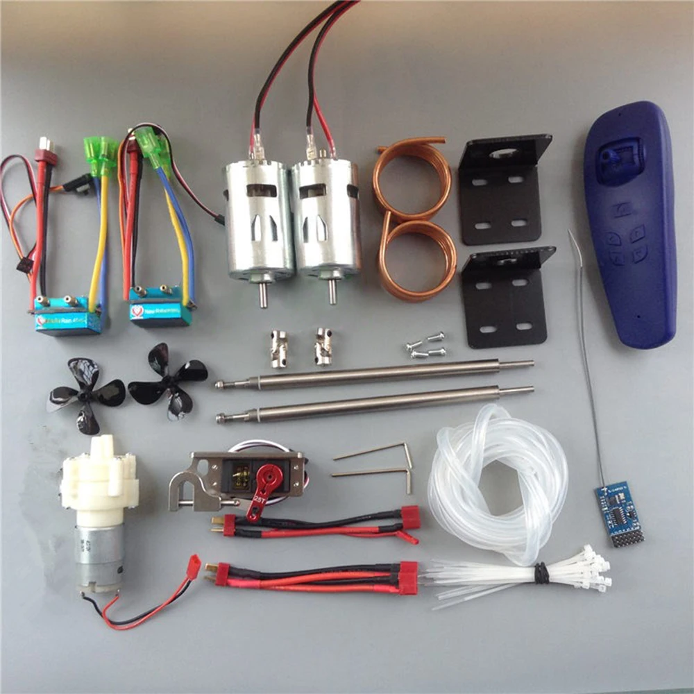Dual Power 775 Motor Set 480A Brushed Water Cooling Double-way ESC cooling fan for DIY RC Bait Boat remote control
Dual Power 775 Motor Set 480A Brushed Water Cooling Double-way ESC cooling fan for DIY RC Bait Boat remote control
