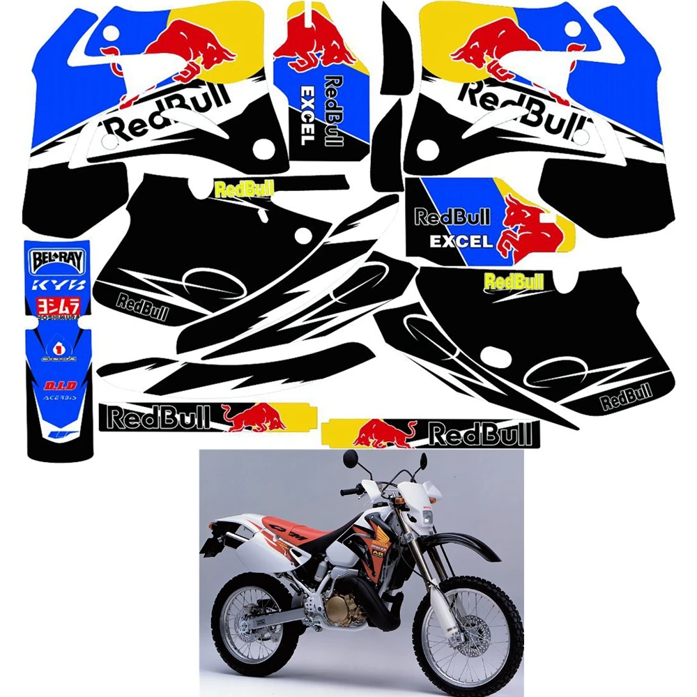 For HONDA CRM250AR 1996 - 1999 Graphics Decals Stickers Custom Number Name 3M Full Motorcycle Backgrounds Stickers Accessories
For HONDA CRM250AR 1996 - 1999 Graphics Decals Stickers Custom Number Name 3M Full Motorcycle Backgrounds Stickers Accessories