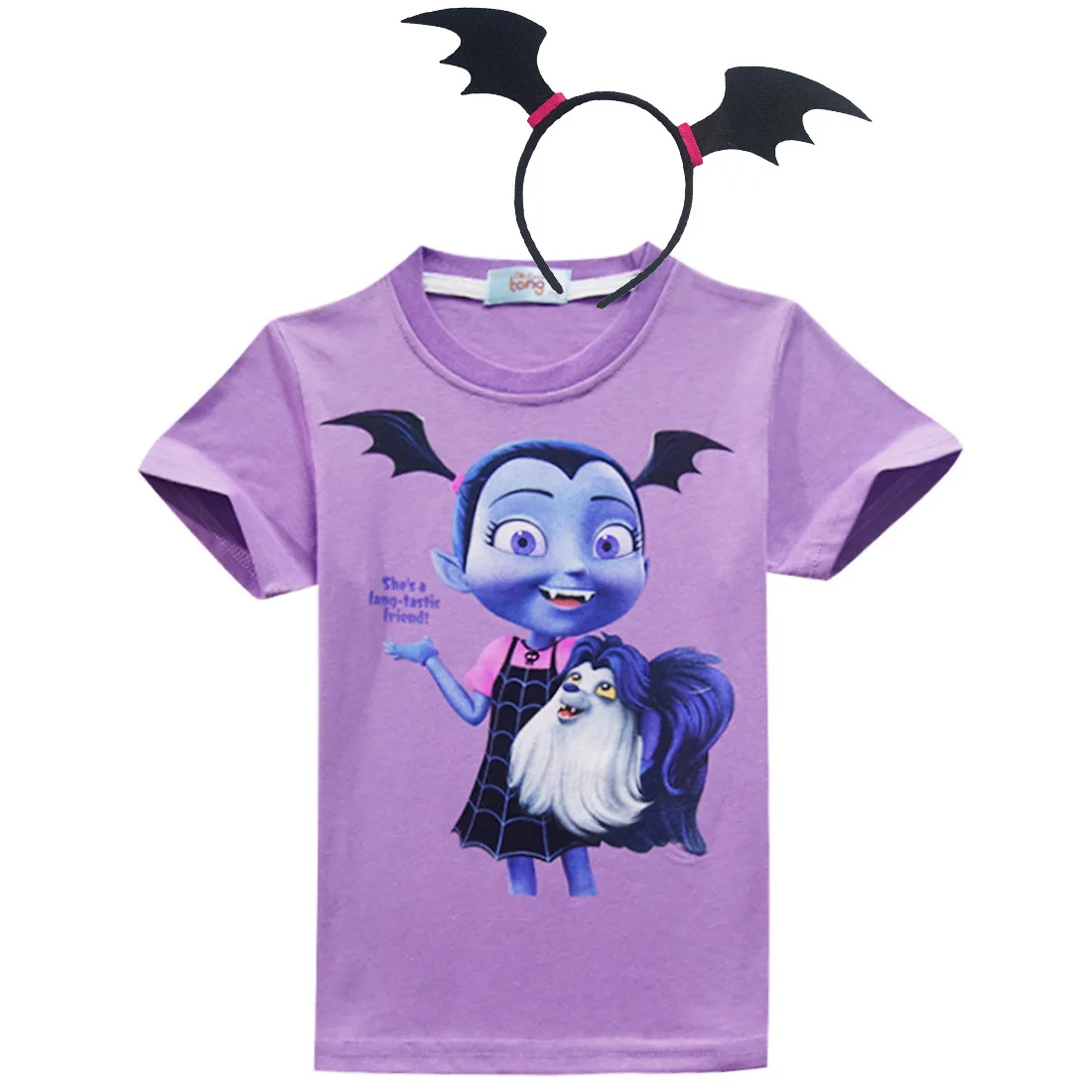 2019 New Girls T-shirts Vampirina Headband Children T Shirt for Children Tops Tees Boys Shirt Kids Halloween Vampirina Clothes
2019 New Girls T-shirts Vampirina Headband Children T Shirt for Children Tops Tees Boys Shirt Kids Halloween Vampirina Clothes