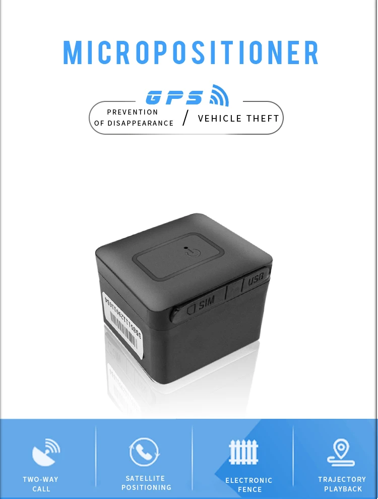 GPS Tracker Hight-Accuracy GPS Locator Prevent losting Recording Global Tracking Device for Vehicle/Pet/Car/Person
GPS Tracker Hight-Accuracy GPS Locator Prevent losting Recording Global Tracking Device for Vehicle/Pet/Car/Person