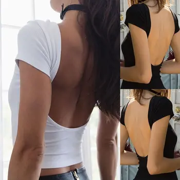 Fashion Summer Women Casual Tank Tops Vest Blouse Short Sleeve Crop Tops Shirt Black White Halter Costume
Fashion Summer Women Casual Tank Tops Vest Blouse Short Sleeve Crop Tops Shirt Black White Halter Costume