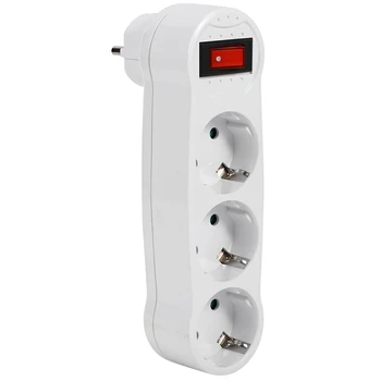16A European Type Conversion Plug 1 TO 3 Way EU Standard Power Adapter Socket(EU Plug)
16A European Type Conversion Plug 1 TO 3 Way EU Standard Power Adapter Socket(EU Plug)
