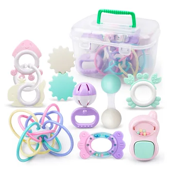 Toddller Kids Sensory Teether Rattles Toys Set Newborn Hand Shaking Bell Toys Music Hand Shake Bed Plastic Gift Educational
Toddller Kids Sensory Teether Rattles Toys Set Newborn Hand Shaking Bell Toys Music Hand Shake Bed Plastic Gift Educational