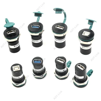 22mm mounting diameter USB 2.0 USB 3.0 USB B Type Convertor Socket 22mm USB Panel mount connector with Dust cover
22mm mounting diameter USB 2.0 USB 3.0 USB B Type Convertor Socket 22mm USB Panel mount connector with Dust cover