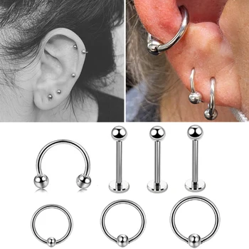 INS 5Pcs/lot 16G 18G Tragus Helix Bar 3-5mm Ball Stainless Steel Labret Lip Bar Rings Stud Cartilage Ear Piercing Body Jewelry
INS 5Pcs/lot 16G 18G Tragus Helix Bar 3-5mm Ball Stainless Steel Labret Lip Bar Rings Stud Cartilage Ear Piercing Body Jewelry