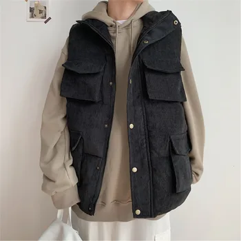 Men's Quality Vest Student Winter Clothes Jacket Parka Thick Warm Outwear Korean Youth Streetwear Hip Hop Japan Style Harajuku
Men's Quality Vest Student Winter Clothes Jacket Parka Thick Warm Outwear Korean Youth Streetwear Hip Hop Japan Style Harajuku