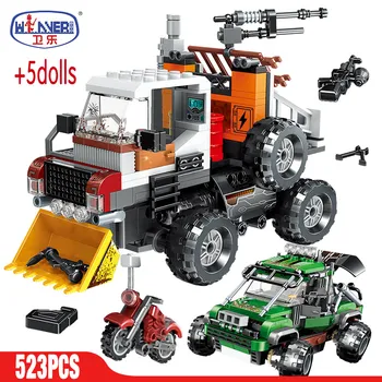 ERBO 523pcs City Technic Police Car Building Blocks Sets Motorbike DIY Figures Bricks Educational Toys for Children Gift
ERBO 523pcs City Technic Police Car Building Blocks Sets Motorbike DIY Figures Bricks Educational Toys for Children Gift