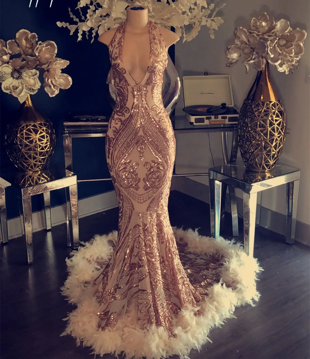 Halter Neck Mermaid Sequins Pattern Formal Evening Dress Floor Length Women Prom Gown Custom Made
Halter Neck Mermaid Sequins Pattern Formal Evening Dress Floor Length Women Prom Gown Custom Made