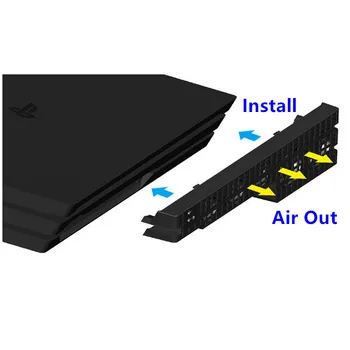 

PS4 Pro Auto intelligent Cooling Fan 5 Cooler Heat Exhauster Coolingpad Temperature Control for Playstation 4 PS4 Pro Console