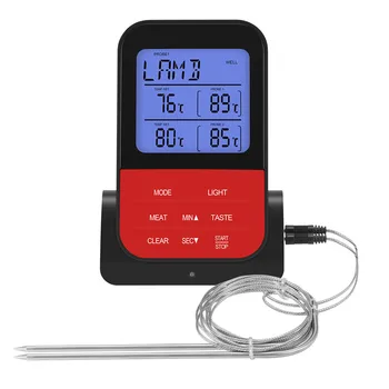 Wireless Waterproof BBQ Thermometer Digital Cooking Meat Food Oven Grilling Thermometer With Timer Function Bbq Parts
Wireless Waterproof BBQ Thermometer Digital Cooking Meat Food Oven Grilling Thermometer With Timer Function Bbq Parts