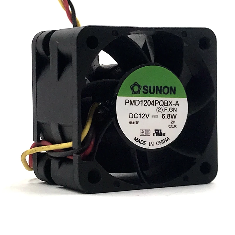 Мощный вентилятор для Sunon PMD1204PQBX-A 40 мм 40*40*28 постоянный ток 12 В 6 8 Вт | Компьютеры и