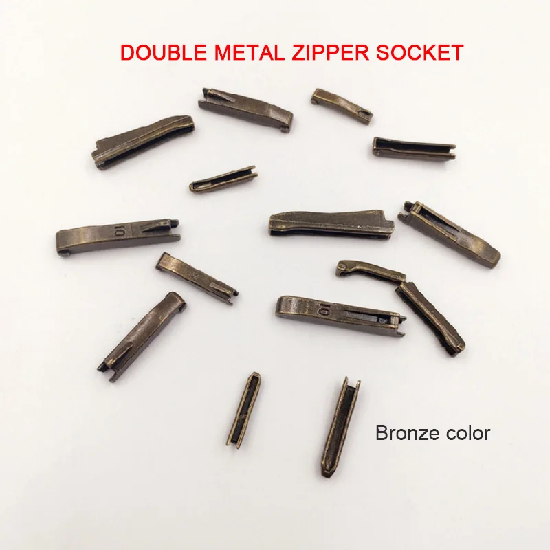 20Pair/Set Double Open Metal Zipper Socket No. 3 5 8 10 Left Right Socket Plug Zipper Size Plug Zipper Accessories A025
20Pair/Set Double Open Metal Zipper Socket No. 3 5 8 10 Left Right Socket Plug Zipper Size Plug Zipper Accessories A025