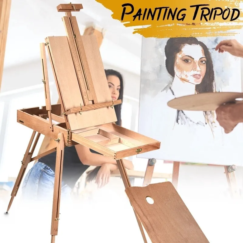 Art Supplies Box Easel Sketchbox Painting Drawing Storage Box Adjust Wood Tabletop Oil Paint Suitcase for Drawing Sketching
Art Supplies Box Easel Sketchbox Painting Drawing Storage Box Adjust Wood Tabletop Oil Paint Suitcase for Drawing Sketching