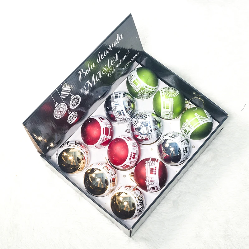 Pendant Christmas Balls Home Hotel Occasions Event 12Pcs/Box Xmas Decoration Parties Ornament
Pendant Christmas Balls Home Hotel Occasions Event 12Pcs/Box Xmas Decoration Parties Ornament