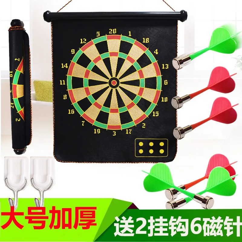 Plate Set Magnetic Darts Children Adult Household Set Target Shooting Targeting Set Needle Suction Stone Large Size Double-Sided
Plate Set Magnetic Darts Children Adult Household Set Target Shooting Targeting Set Needle Suction Stone Large Size Double-Sided